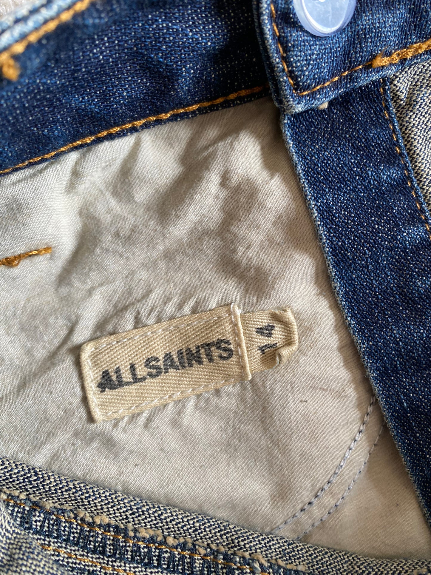 All Saints Vintage denim skirt