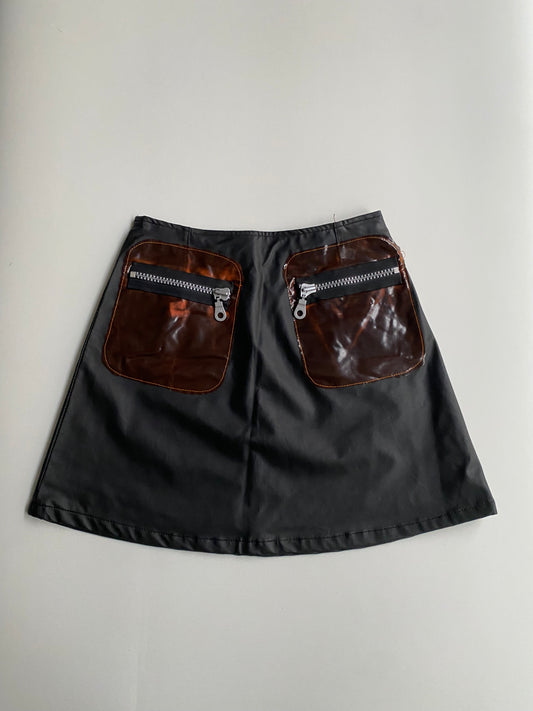 Bylot faux leather mini skirt