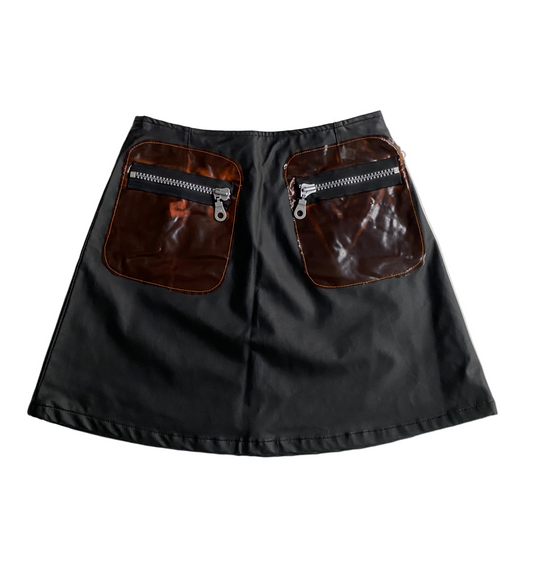 Bylot faux leather mini skirt