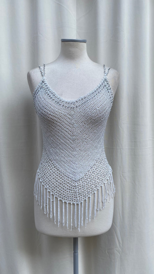 One of a kind mermaid knit top
