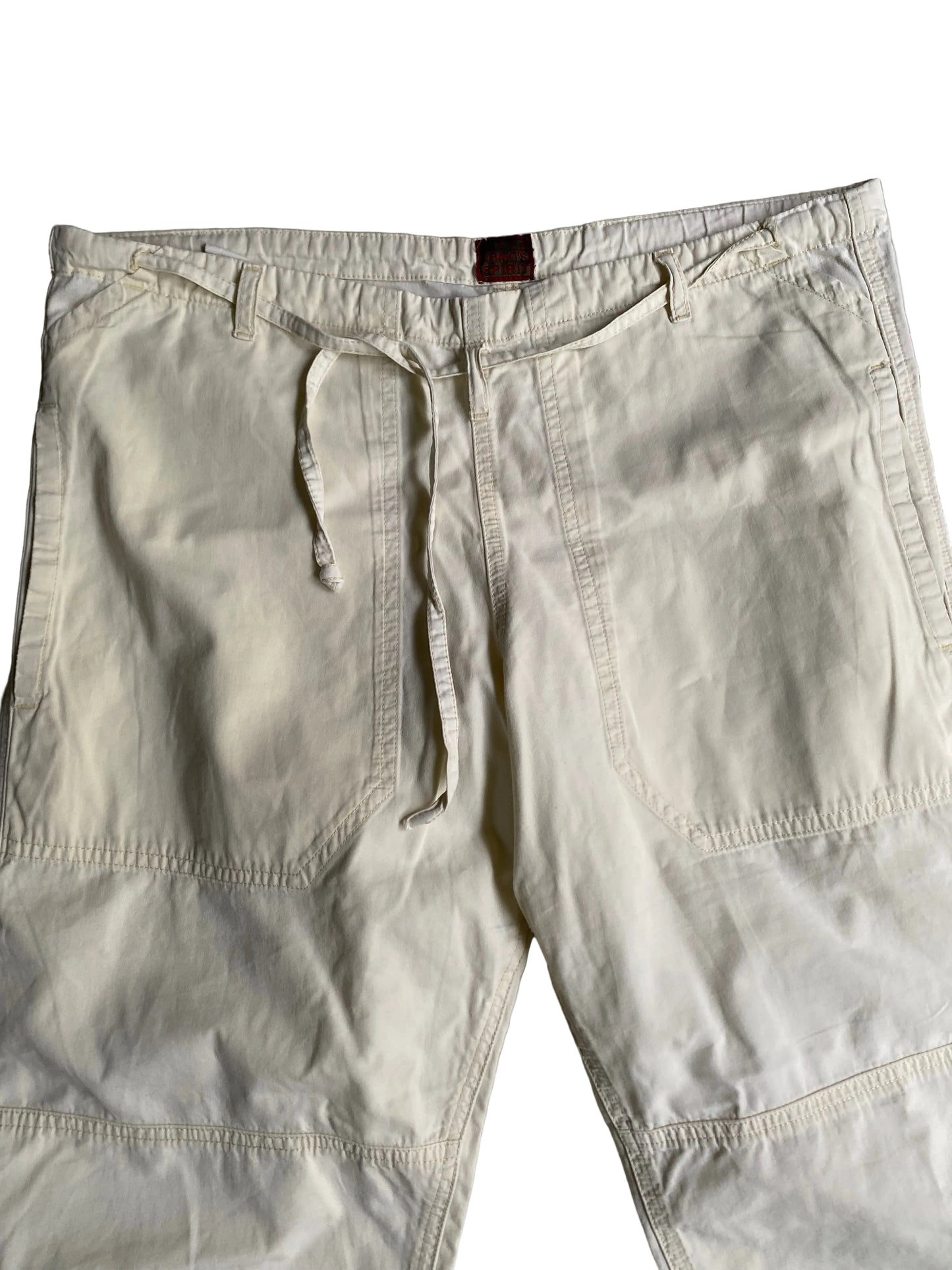 Cream Rifle cotton pants