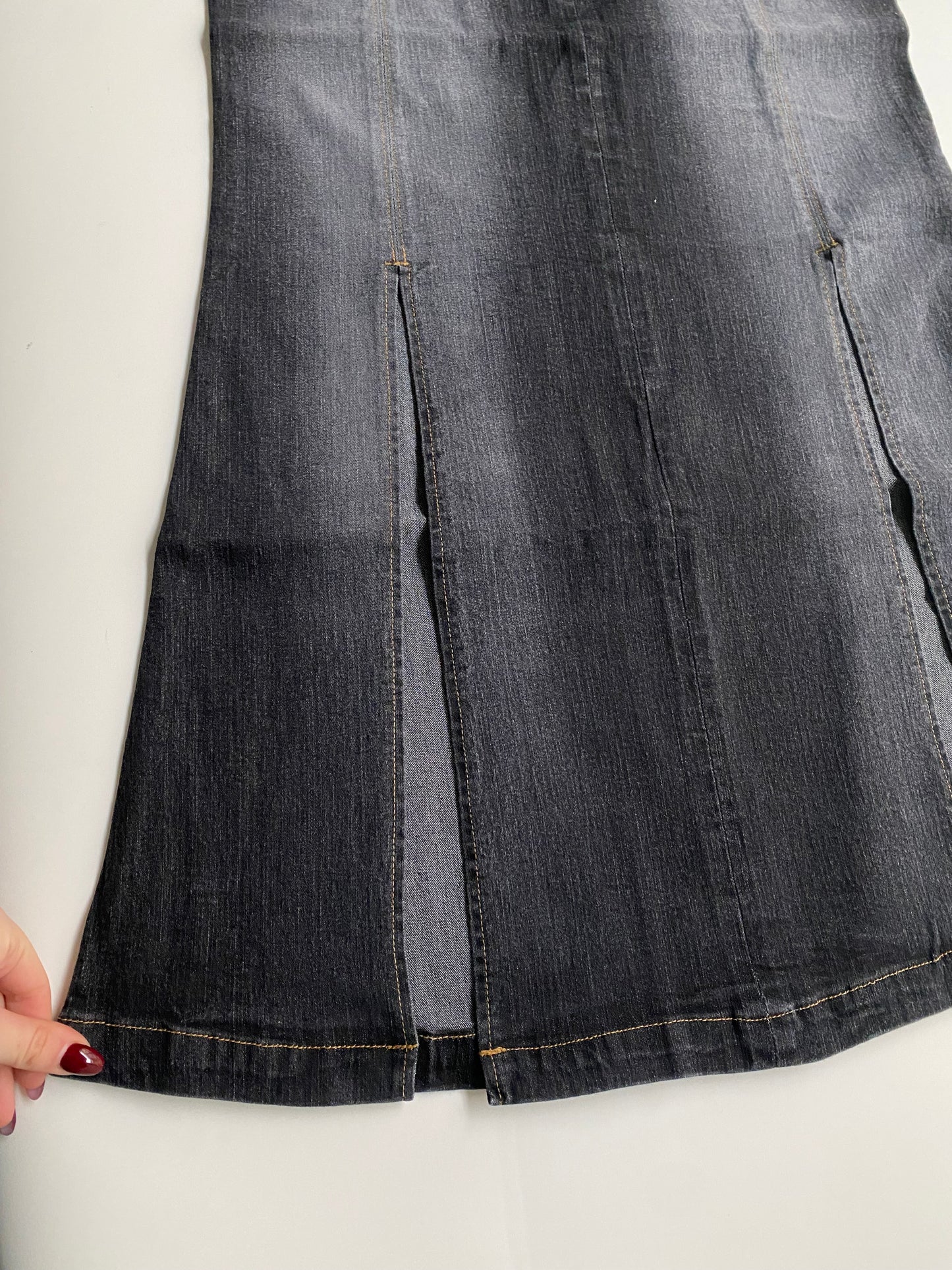 Deadstock denim mermaid skirt