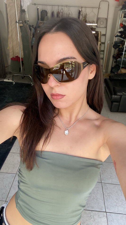 Deadstock DONNA KARAN mask sunglasses