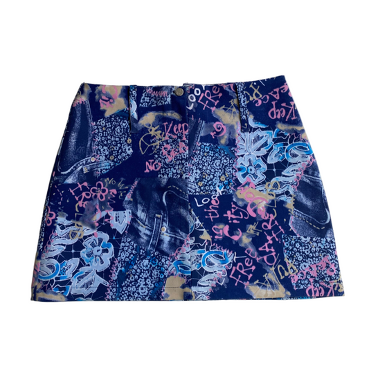 Deadstock Graphic mini skirt