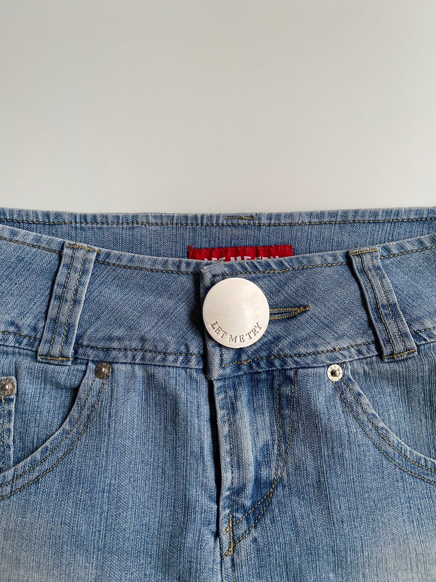Deadstock denim skirt