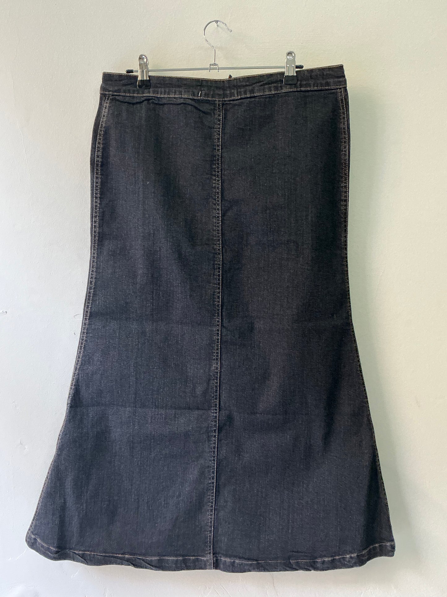 Deadstock denim mermaid skirt simple denim