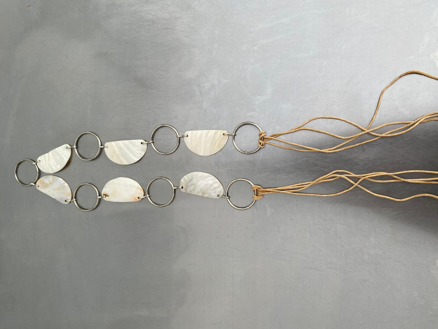 Vintage shell summer belt
