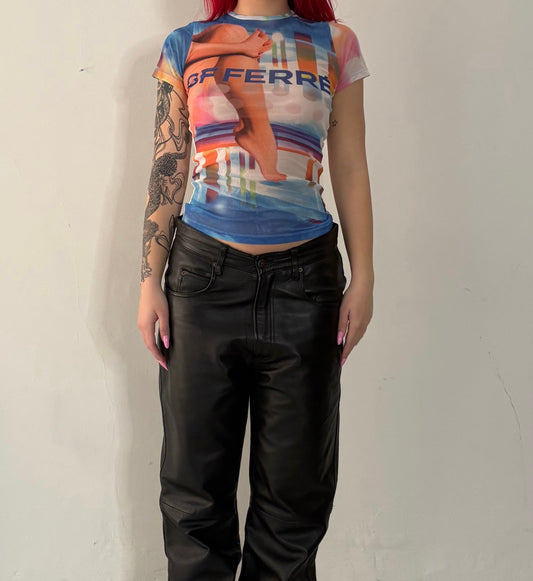 Vintage Gianfranco Ferre mesh top