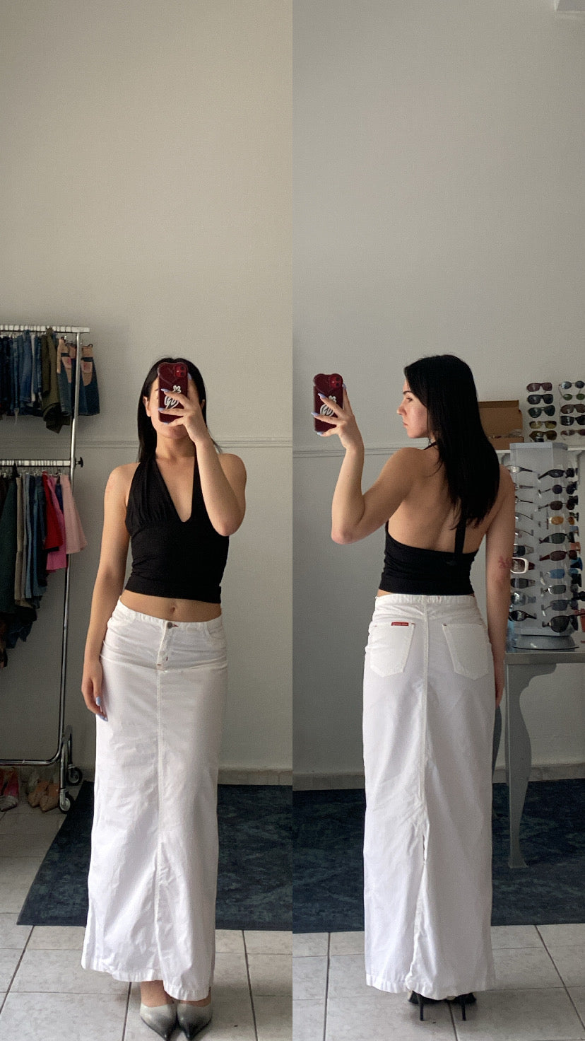 Summer white skirt vintage Y2K 